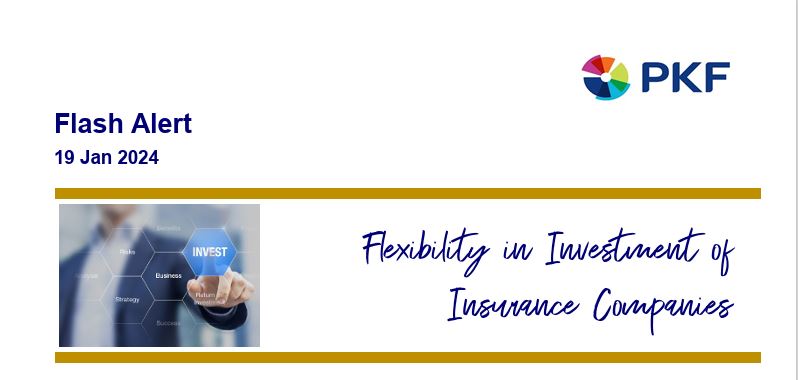 Flash alert on flexibility in investment of insurance companies.