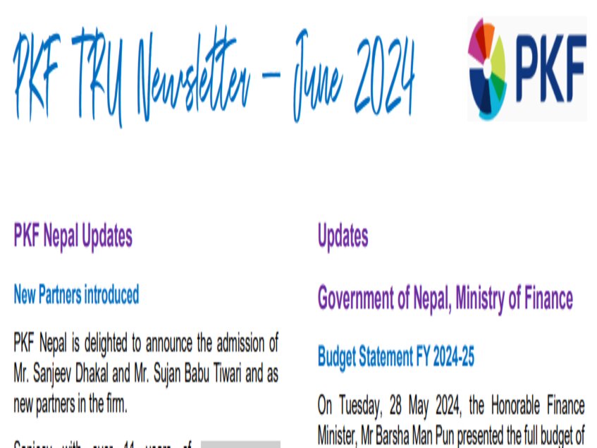 Newsletter June 2024