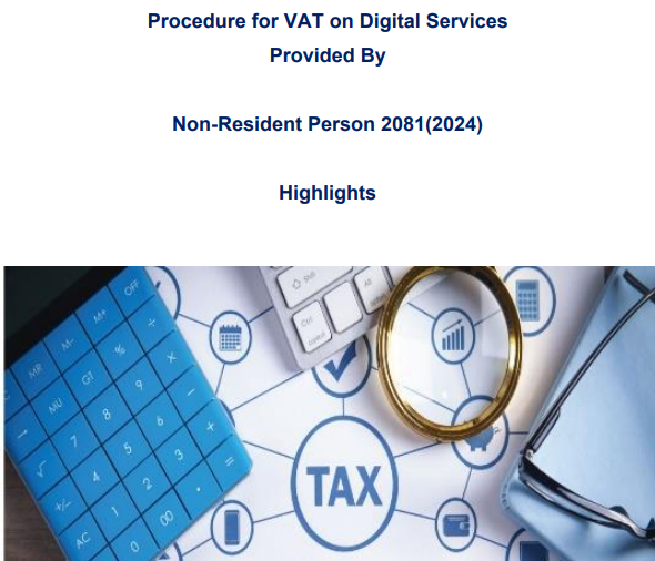 Procedure for VAT on digital services provided by NR